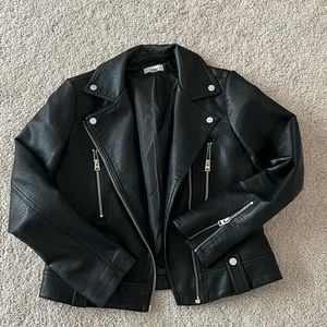 Topshop Faux Leather Jacket